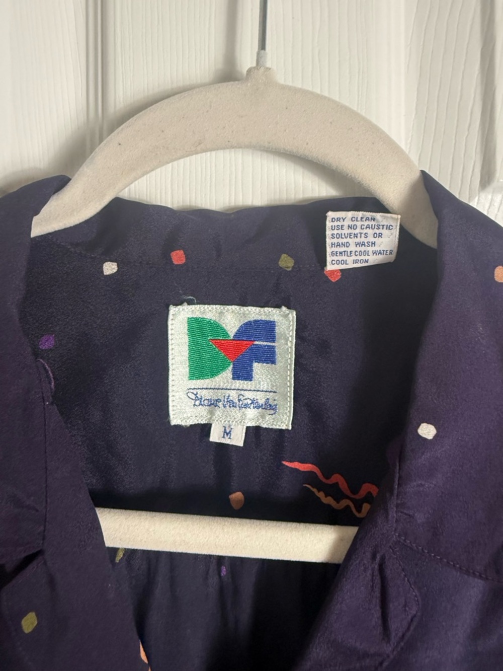Vintage Diane Von Furstenberg plum color - Picture 9 of 11